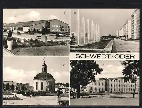 AK Schwedt, Sporthalle, Leninallee, Französische Kapelle, Ledigenwohnheim