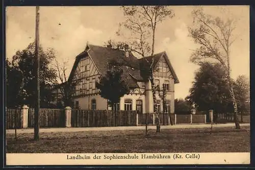 AK Hambühren /Kr. Celle, Landheim der Sophienschule