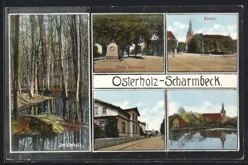 AK Osterholz-Scharmbeck, Kirche, Im Gehölz, Denkmal