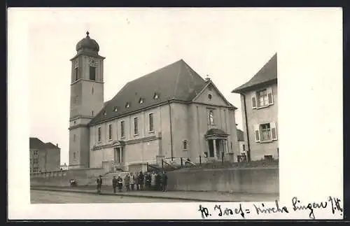 Foto-AK Singen / Hohentwiel, Kirche St. Josef