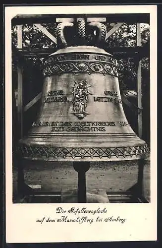 AK Amberg, Gefallenenglocke auf dem Mariahilfberg