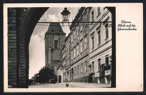 AK Thorn-Torun, Blick auf die Johanniskirche