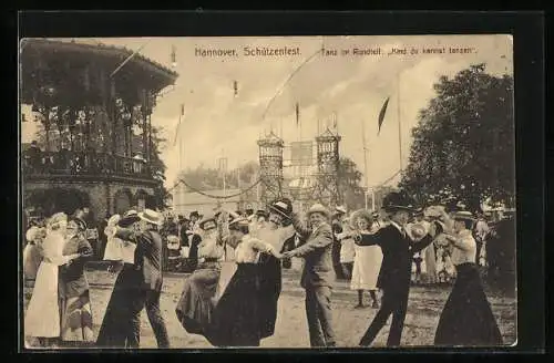 AK Hannover, Schützenfest, Tanz im Rundteil: Kind du kannst tanzen