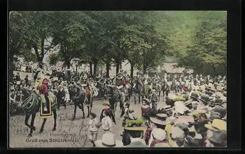 AK Hannover, Parade auf dem Schützenfest