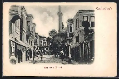 AK Constantinople, Une rue à Scutari