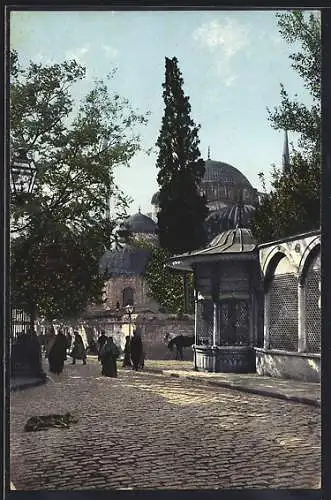 AK Constantinopel, Mosquet et Fontaine de Cha-Zadé