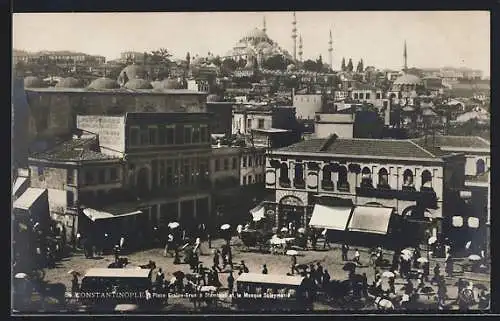 AK Konstantinopel, PlaceErnine-Erun a Stambul at la Mosque Suleymania