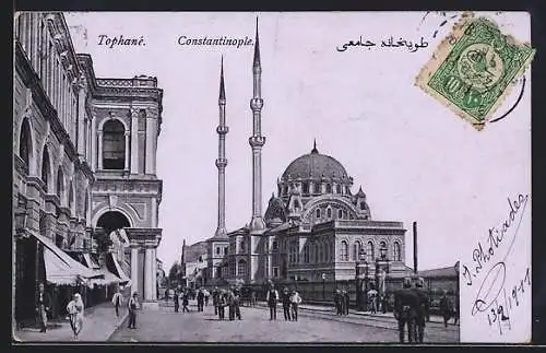 AK Constantinople, Tophane, Mosquee