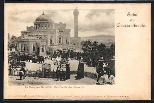 AK Constantinople, la Mosquee Hamidie, Ceremonie du Selamlik