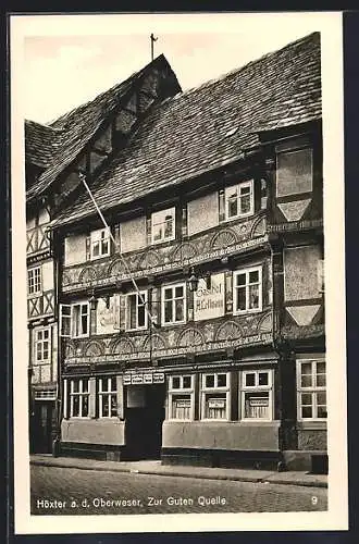 AK Höxter /Oberweser, Gasthof zur guten Quelle