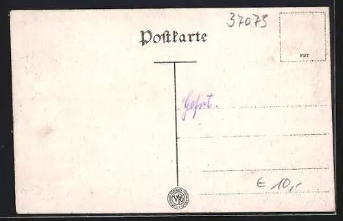 AK Göttingen, Weenderstrasse mit Festzug aus der Vogelschau