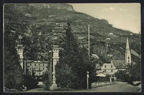 AK Bozen, Gries, Partie beim Hotel Grieserhof