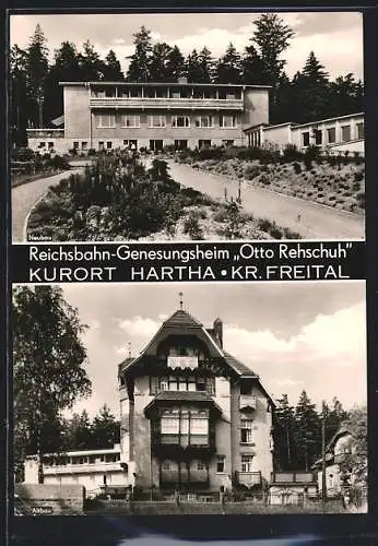 AK Hartha / Tharandt, Reichsbahn-Genesungsheim Otto Rehschuh
