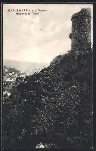 AK Carlshafen a. d. Weser, Hugenotten-Turm