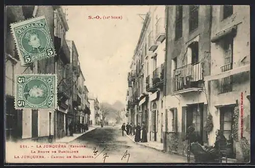 AK La Junquéra, La Route de Barcelone