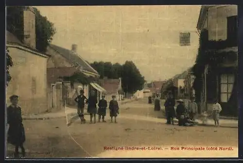 AK Restigné, Rue Principale (coté Nord)