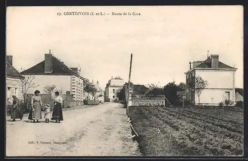 AK Continvoir, Route de la Gare