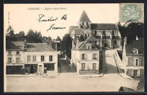 AK Amboise, Église Saint-Denis