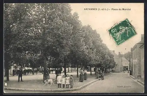 AK Artannes, Place du Marché