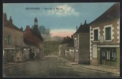 AK Artannes, Rue de la Mairie