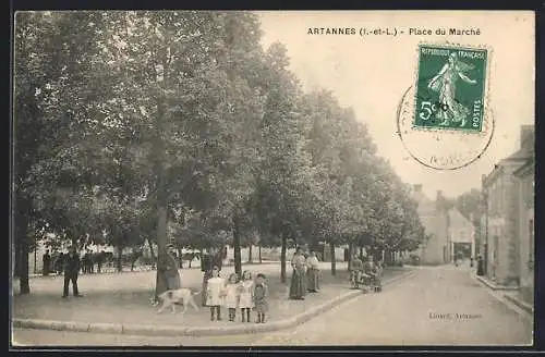 AK Artannes, Place du Marché