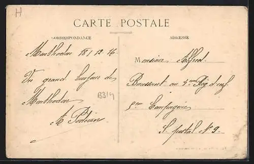 AK Monthodon, Rue des Ecoles