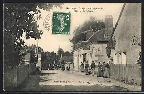 AK Mettray, Village des Bourgettieres (Côte de la Colonie)