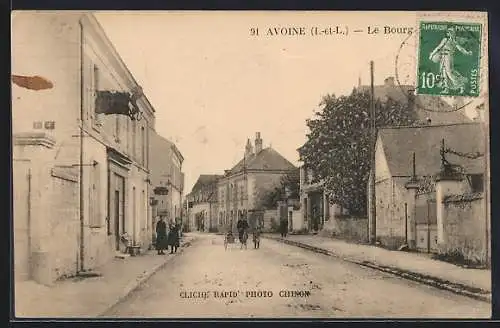 AK Avoine /Indre-et-Loire, Le Bourg