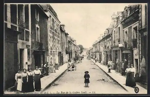 AK Richelieu /I.-et-L., La Rue de la Galère