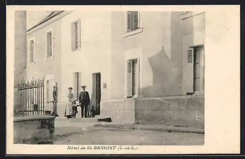 AK St-Benoist /I.-et-L., L`Hotel