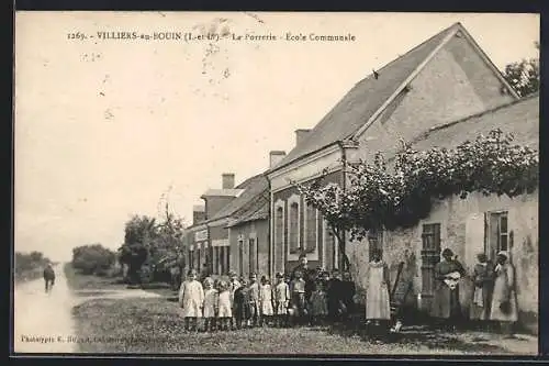 AK Villiers-au-Bouin, La Porrerie, Ecole Communale