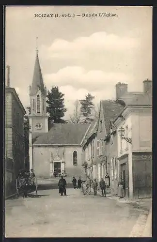 AK Noizay /I.-et-L., Rue de l`Eglise