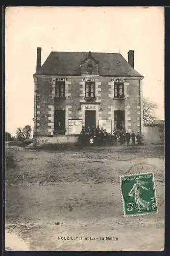 AK Nouzilly /I.-et-L., La Mairie