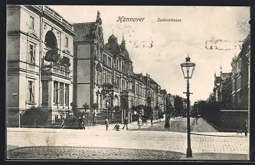 AK Hannover, Partie in der Sedanstrasse