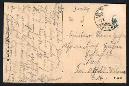 AK Wrisbergholzen, Partie in der Poststrasse