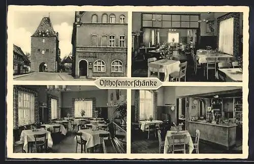 AK Soest, Gasthaus Osthofentorschänke, Osthofenstrasse, Innenansichten, Osthofentor