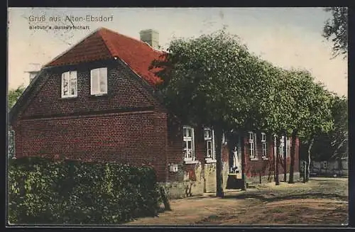 AK Alten-Ebstorf, Niebuhrs Gasthaus, von der Strasse gesehen