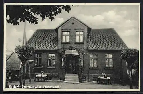 AK Ebstorf, Gasthaus Zur Tannenworth, Inh. Wilhelm Lühe