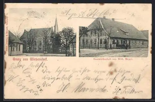 AK Wietzendorf, Das Gasthaus von Wilh. Meyer