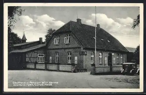 AK Wolterdingen / Soltau, Gasthaus u. Pension Willi Harms