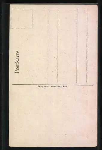 AK Dortmund, Kriegswahrzeichen, Nagelung für Kriegerwaisen von der Städt. Knaben-Mittelschule, Adler