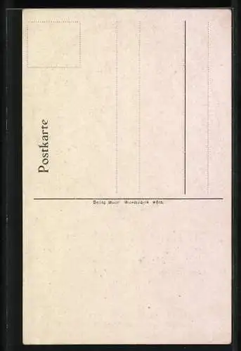 AK Laubach / Hessen, Kriegswahrzeichen, Nagelung für Kriegerwaisen vom Grossh. Gymnasium Fridericanum