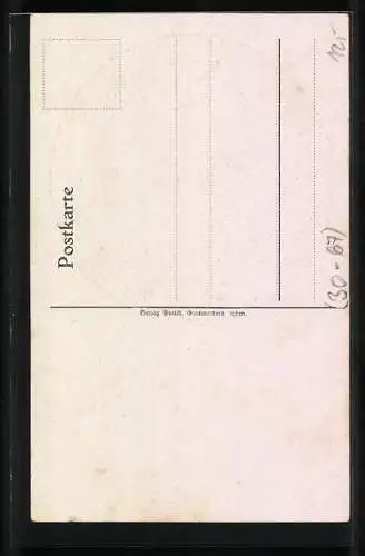 AK Crefeld, Kriegswahrzeichen, Nagelung für Kriegerwaisen von der Obertertia A d. Oberrealschule, Ritterhelm