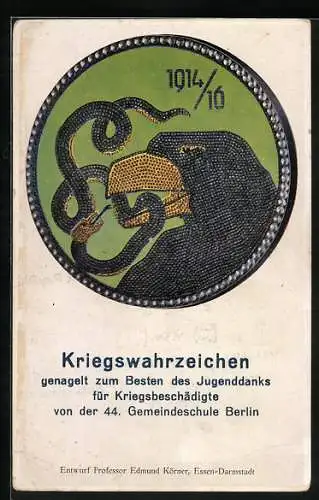 AK Berlin-Kreuzberg, Nagelung der 44. Gemeindeschule, Wilhelmstrasse 117