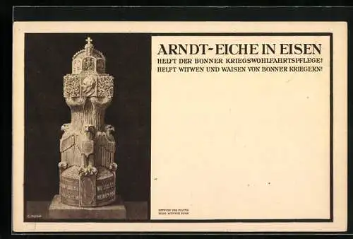 AK Bonn /Rhein, Nagelung der Arndt-Eiche in Eisen