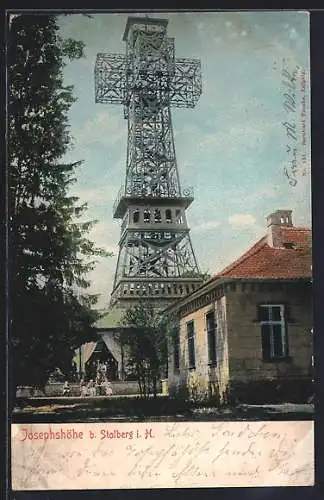 AK Stolberg / Harz, Partie auf der Josephshöhe