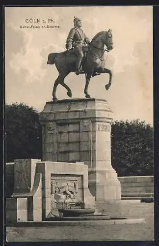 AK Cöln a. Rh., Kaiser Friedrich-Denkmal