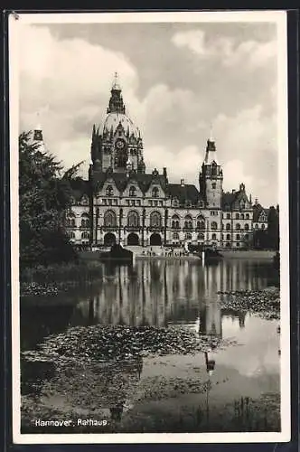 AK Hannover, Blick zum Rathaus