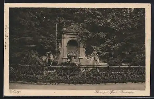 AK Coburg, Herzog Alfred Brunnen