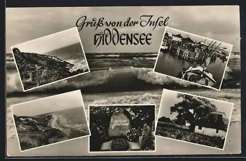 AK Hiddensee, Ortsansichten der Insel
